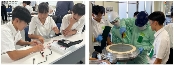 【日研トータルソーシング】全国初「半導体情報科」設置の熊本県立水俣高等学校学生向け半導体実技研修を実施