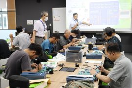 自動潅水装置の製作に挑戦した農林水産DXセミナー 自動潅水装置の製作に挑戦した農林水産DXセミナー