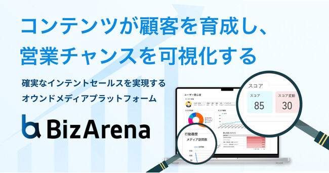インテントデータでピンポイント営業を実現、B2B企業向けオウンドメディアプラットフォーム「BizArena（ビザリナ）」を正式リリース