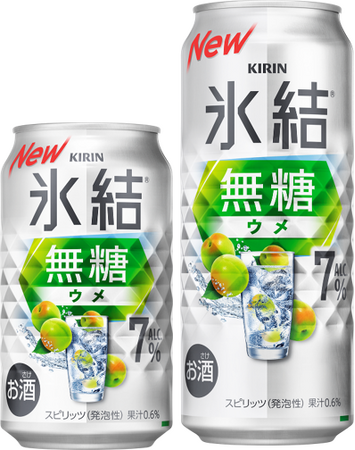 今年3月に限定品として発売し、好評だったウメフレーバーが通年商品として登場！「キリン 氷結(R)無糖 ウメ ALC.7%」10月８日（火）新発売