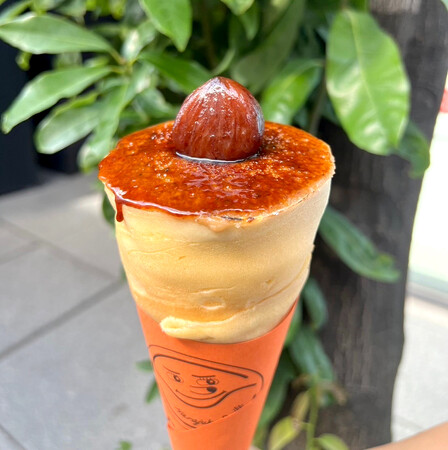 【Crepes原宿すまいる】秋の”モンブランブリュレクレープ”を期間限定発売！