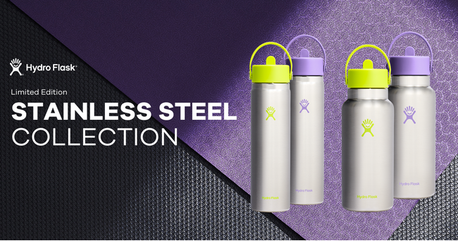 アメリカの断熱ステンレスボトルブランドHydro Flask(R)(ハイドロフラスク)より、限定デザインが登場。スタイリッシュなボディに注目。