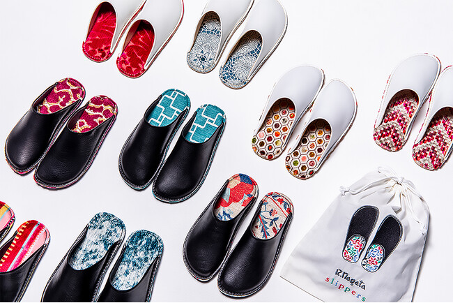 【家庭画報ドットコム】日本が世界に誇る「神戸ビーフ」のレザーを使った一点もののスリッパを限定販売