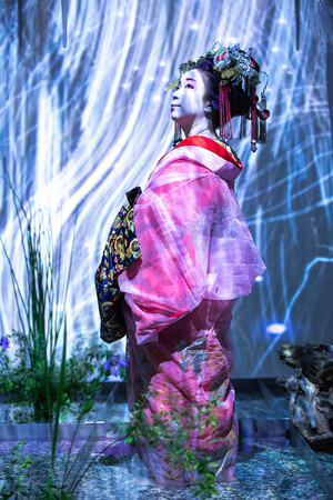 【日本初】本能寺の跡地で日本の伝統文化を体感する唯一無二の芸術。京都・島原太夫とプロジェクションマッピングの融合舞台「夢幻ノ刻」9/28(土)に公演開催【京都創造ガレージ】