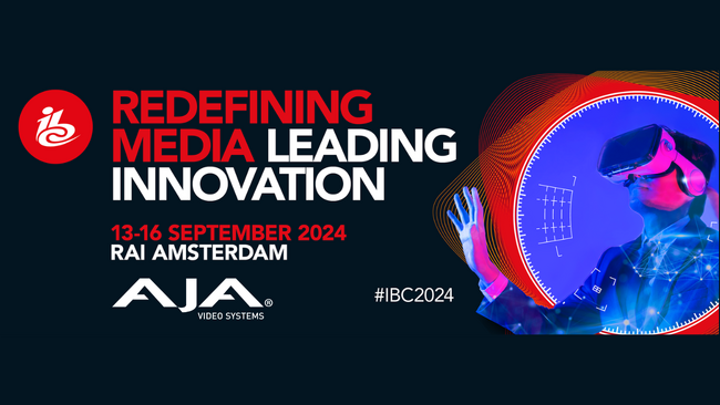 AJA 社、IBC 2024 で映像制作を革新する新製品と機能強化を発表