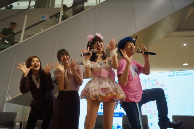 「令和６年度 スマート・ライフ・プロジェクト」健康増進普及月間イベント「＃みんなで健康寿命をのばそう」PRイベントを開催しました