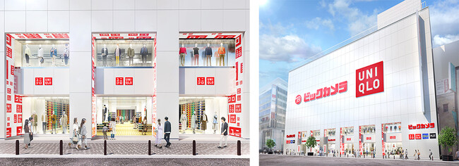 グローバル旗艦店「ユニクロ 新宿本店　ビックロの跡地に、10月25日（金）オープン