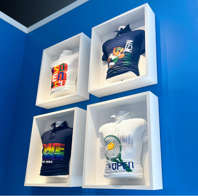 Roland DGA、全米オープンテニスで新しいアパレルカスタマイズ体験を提供