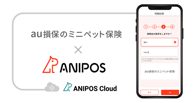 アニポスのクラウド型保険基幹業務システム「ANIPOS Cloud」がau損害保険株式会社の「ミニペット保険」で稼働を開始しました