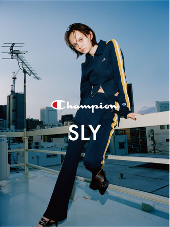  SLY（スライ）よりオーセンティックアメリカンアスレチックウェアブランドChampionの別注アイテムを発売