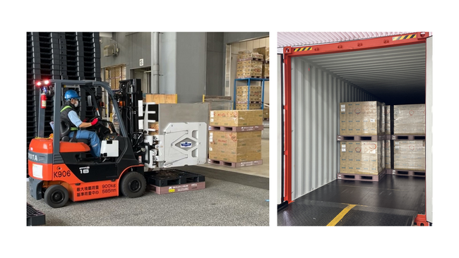 4社連合 国内用レンタルパレットを用いた荷主間の輸出入マッチング