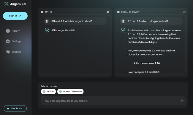 Jugemu.app、OpenAI最新モデル「o1」を含む各社最新生成AI機能を基本無償・無制限(*)で提供開始 ～キャンペーン実施中～