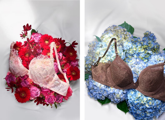 美しく響きあうプリズムのきらめきを 繊細なレースとカラーで表現 「FLORALE BY Triumph」の新コレクションが登場