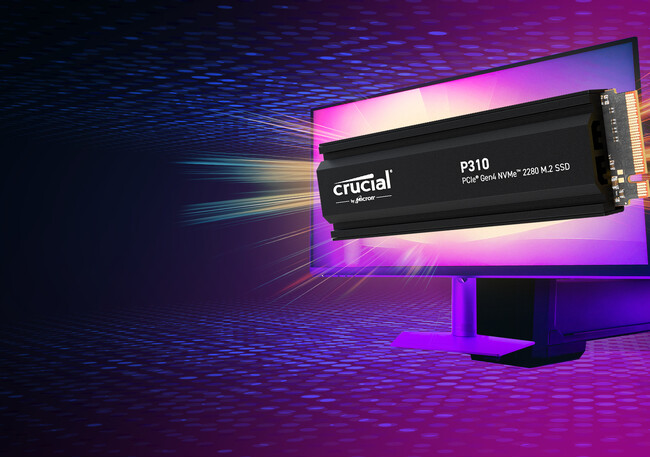 マイクロン、ゲーマーやクリエイター向けに圧倒的なパフォーマンスを実現Gen4 SSDの新製品「Crucial P310 2280」を発表