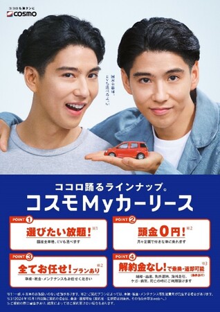 「コスモMyカーリース」に中途解約サービスを追加