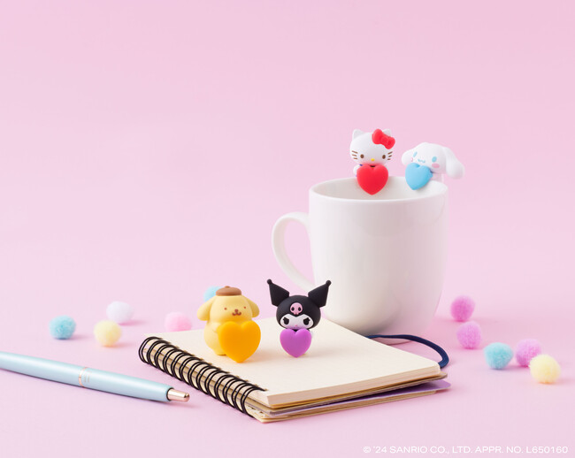 PCやマグカップなどにひっかけてかわいい！ガシャポン(R)新フィギュアシリーズ「ちょこぴょんマスコット」第1弾は『サンリオキャラクターズ ちょこぴょんマスコット』！