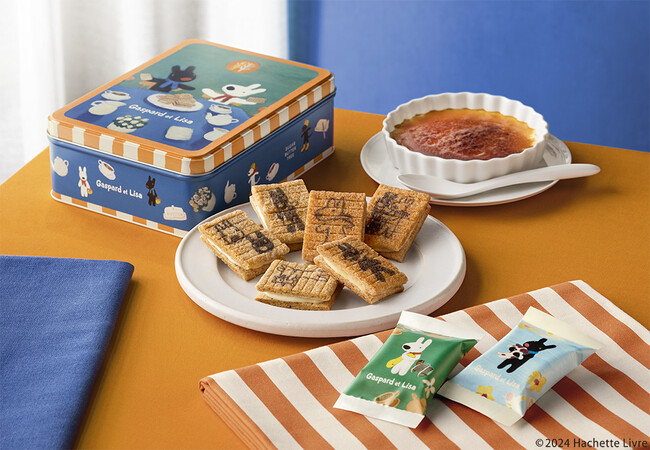 【話題コラボ第二弾】「リサとガスパール」×「シュガーバターの木」に、クリームブリュレ風の新作が登場！原作者描き下ろしアート缶も必見