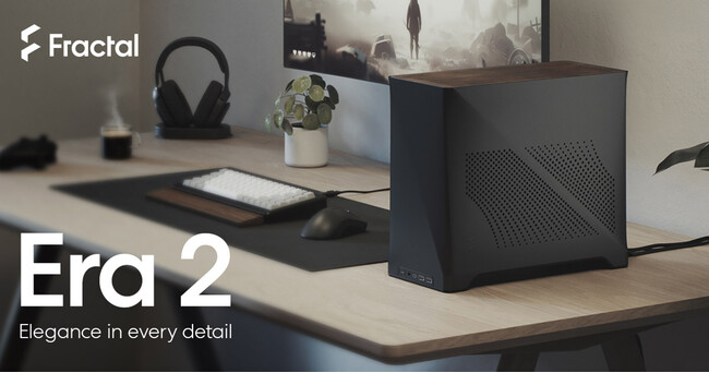 Fractal Design社製、エレガントなデザインと高い冷却性能を兼ね備えたミニPCケース「Era 2」シリーズを発表