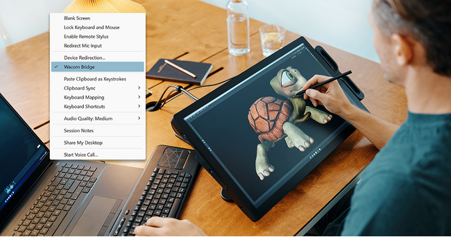 リモートデスクトップ時のペン入力を最適化！Wacom BridgeがNICE DCVで利用可能に