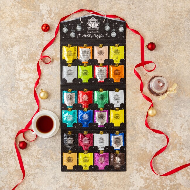 紅茶でクリスマスをカウントダウン！スリランカの老舗紅茶ブランド「ジョージスチュアートティ」が贈る特別なティーアドベントカレンダー2024年版が登場!!