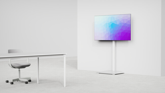 イトーキ、工事不要で手軽に会議室に設置できデザイン性の高い「ディスプレイスタンドWM」を2024年10月1日（火）より発売