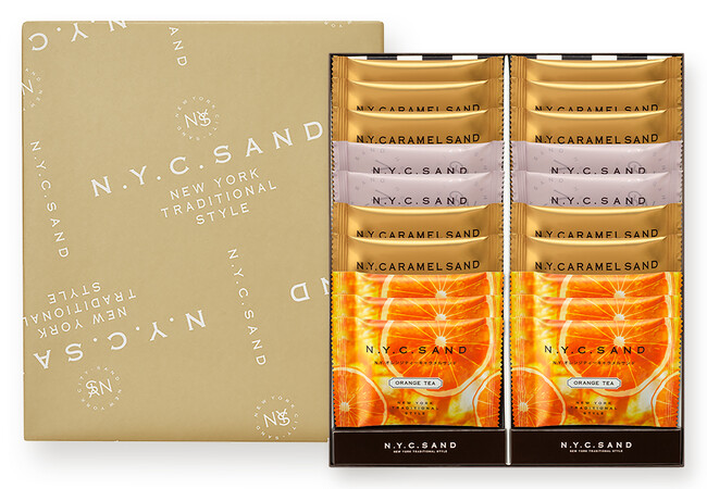 【大丸梅田店 期間限定出店】とろとろキャラメルで人気の〈N.Y.C.SAND(ニューヨークシティサンド)〉が大丸梅田店に登場！期間限定商品「N.Y.オレンジティーキャラメルサンド」が初登場します！