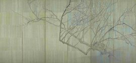 白梅図屏風(右隻) 白梅図屏風(右隻)