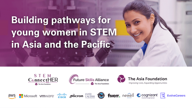 【アジア財団】「STEM ConnectHER」参加学生募集のお知らせ