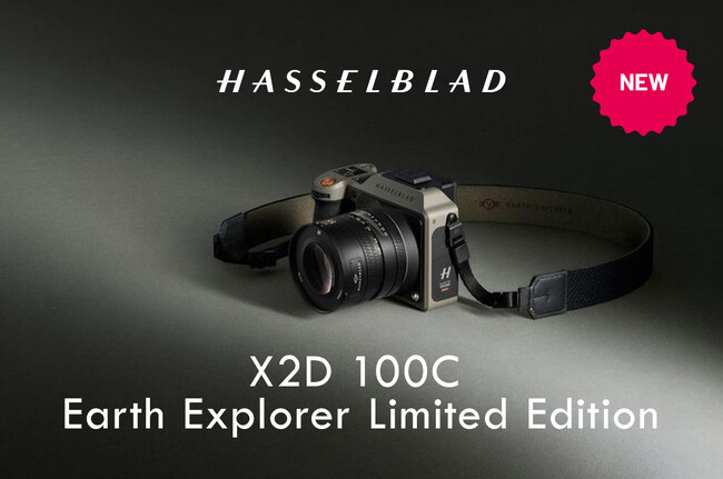 ［世界1000台限定生産］1億画素中判カメラHasselblad X2D 100C Earth Explorer Limited Edition を発売