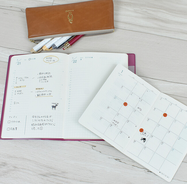 日頃の記録をきちんと残す手帳「HIGOLOG」（ヒゴログ）ユメキロックECサイトで販売開始-予定と記録を1冊で管理できる半年分冊手帳