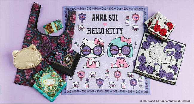 「ハローキティ」誕生５０周年を記念して、ANNA SUIとのコラボレーションアイテムを発売！