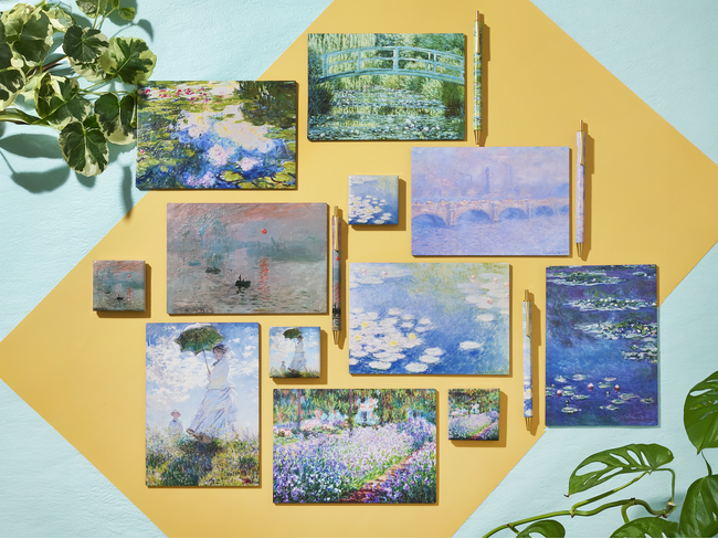 角川武蔵野ミュージアム「モネ　イマーシブ・ジャーニー　僕が見た光」にて、モネの作品をモチーフにしたPENONオリジナルアートグッズを限定発売