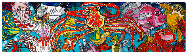 神戸の水族館 アトア×兵庫県立美術館【石村嘉成展 ～いのちの色たち～】とのコラボ企画展を開催決定！