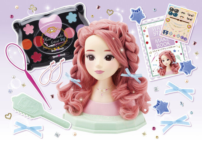 ヘアアレンジもメイクも楽しめるドール