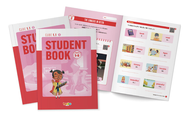 【小学英語】スピーキングアプリ『Hodoo English』と連動したテキスト教材（補助教材）、『Student Book』をリリースしました。（主に学習塾・学童・英会話教室・私立学校向け）。