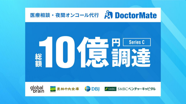 医療と介護をつなぐドクターメイト、10億円の資金調達を実施