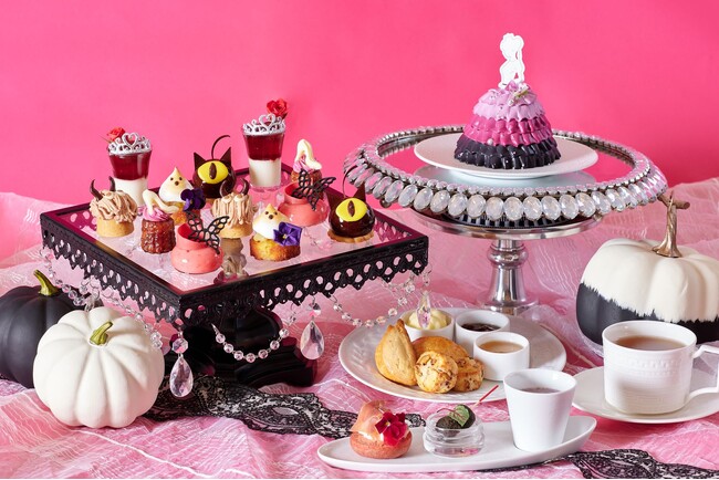 “栗、さつまいも”などの秋の味覚　×　モンスターモチーフのキュートなスイーツ！『プリンセスアフタヌーンティー～ハロウィンパーティー～』販売