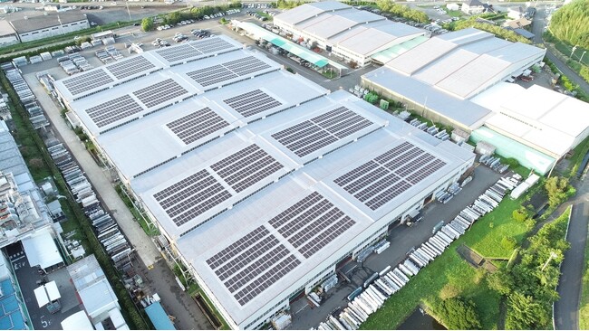 静岡工場に太陽光発電設備を導入（三和シヤッター）