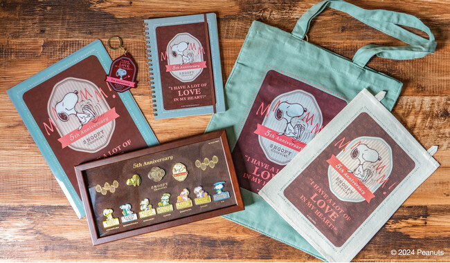 SNOOPY Chocolat はおかげさまで5周年！それを記念したグッズが登場。