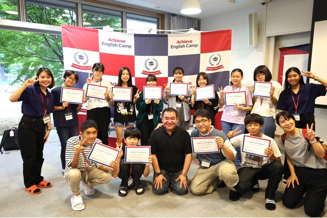 沖縄県宜野湾市 イングリッシュキャンプの成果を英語で報告！