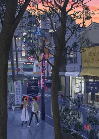 【銀座 蔦屋書店・京都 蔦屋書店】“街歩きイラストレーター”小川真二郎の作品集刊行記念展「線路沿い街歩き」を2店舗にて10月1日（火）より順次開催。