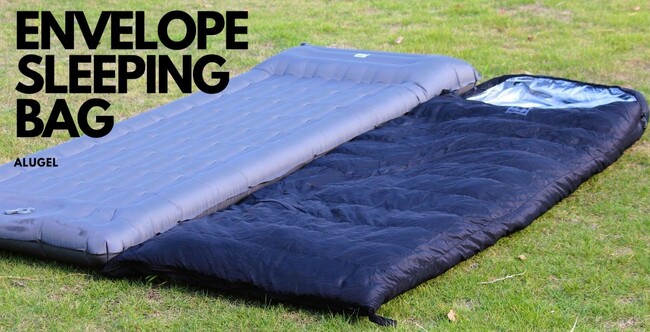 宇宙服素材を利用した封筒型寝袋　ENVELOPE SLEEPING BAG