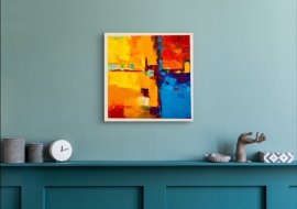 森田和昌・イロアソビ油絵抽象画 森田和昌・イロアソビ油絵抽象画