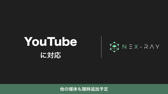 マーケティングSaaS「NeX-Ray」、YouTubeに対応