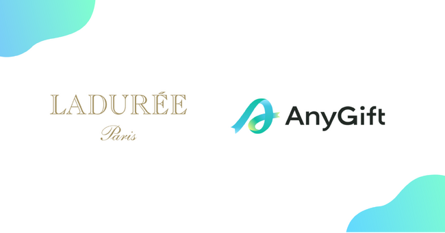 1862年フランス パリ創業のスイーツブランド「LADUREE」にて、eギフトサービス『AnyGift』を導入