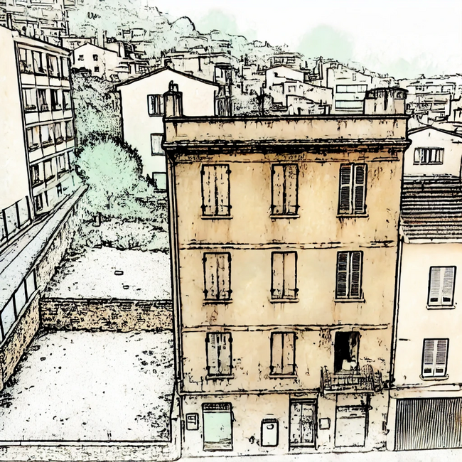 【訳あり物件】越境があり交渉を要し、狭小土地で建物プラン困難状態の物件を問題解決しました
