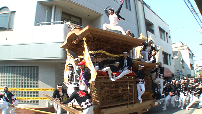 今年、祭禮の年番長を務める南町のだんじりに密着！「ACNプレゼンツ繋げ！躍動の瞬間　岸和田だんじり祭2024」