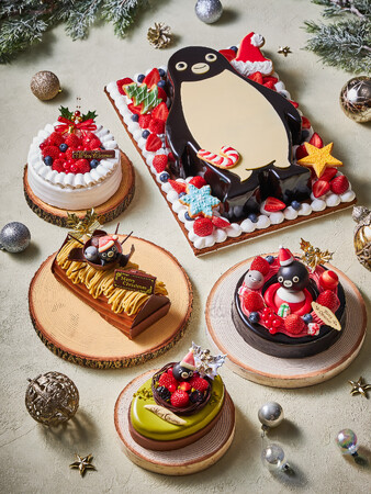 【ホテルメトロポリタン】クリスマスケーキ2024　人気のSuicaのペンギン クリスマスケーキが今年は4種類登場！