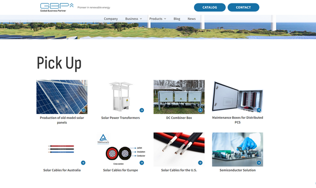 GBP、英語圏向けの公式サイトを公開しグローバル展開を強化