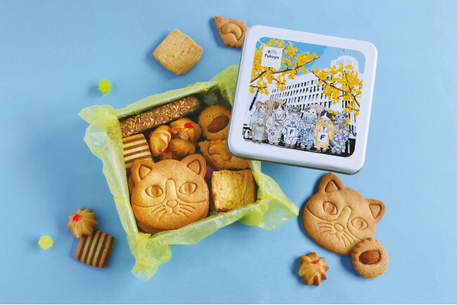 広島の百貨店【福屋】95周年記念 「福屋百貨店×NEKO LAB コラボクッキー缶」